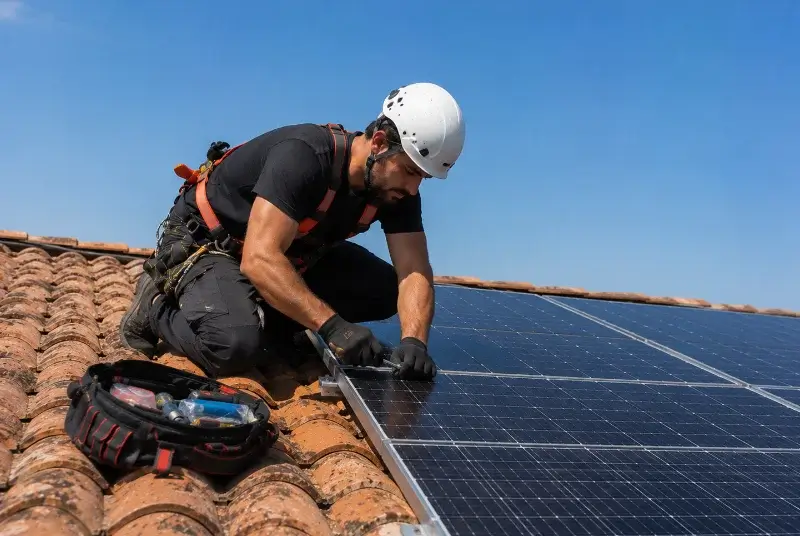 Maintenance et monitoring de panneaux solaires à Châteaurenard