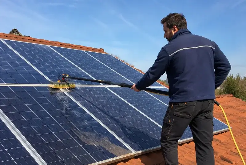 Nettoyage et entretien de panneaux solaires à Châteaurenard